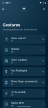 Gestures - Motorola G54 Power review