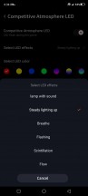 RGB Band Lighting settings - ZTE nubia Red Magic 8 Pro review