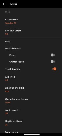 New, revamped camera app - Sony Xperia 1 VI review