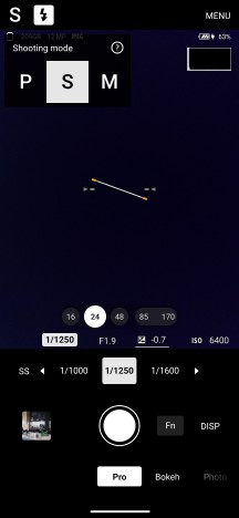 Pro mode hides most advanced features of the ex-Photo Pro app - Sony Xperia 1 VI review