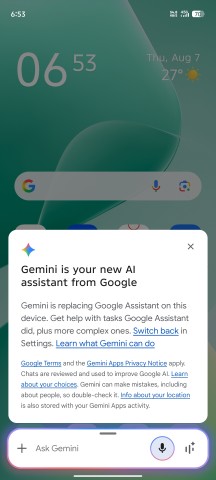 Gemini AI assistant - Infinix Hot 60 Pro+ review