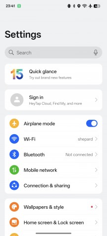 Color OS on the Oppo Find X8 Ultra - Oppo Find X8 Ultra review