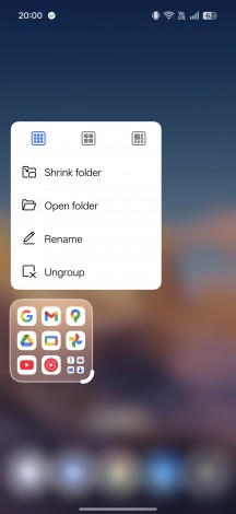 Large folders - Oppo Find X9 Pro review
