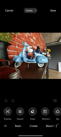 AI image editing features - Poco F7 Pro review