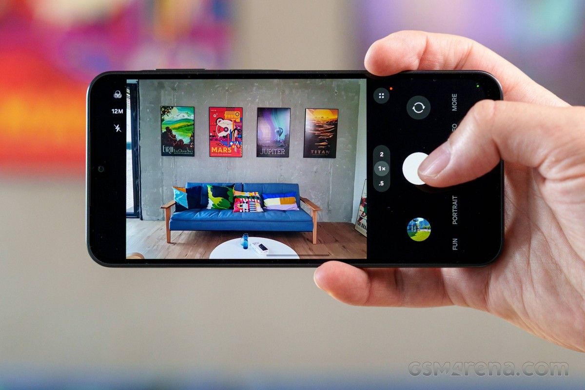 Galaxy A17 5G Display and Camera Closeup