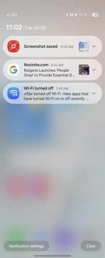 One UI basics on the main screen - Samsung Galaxy Z Flip7 FE review