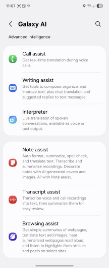 Galaxy AI - Samsung Galaxy Z Flip7 FE review