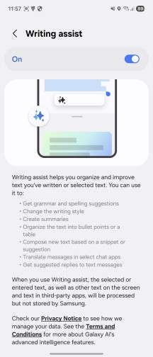 Galaxy AI - Samsung Galaxy Z Flip7 review