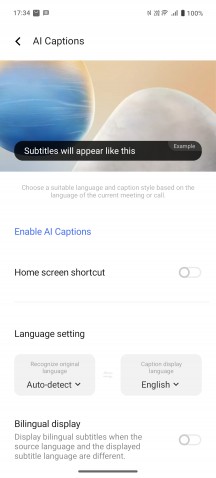 AI Captions - vivo V60 review