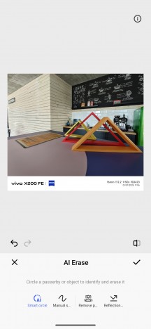 AI in Albums - Vivo X200 FE review