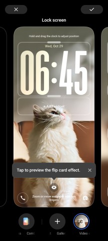Flip cards - vivo X300 Pro review