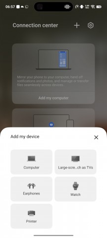 Connection Center - vivo X300 Pro review