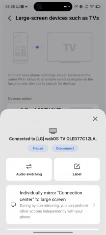Connection Center - vivo X300 Pro review
