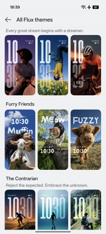 Personalization options on the Reno15 - Oppo Reno15 review