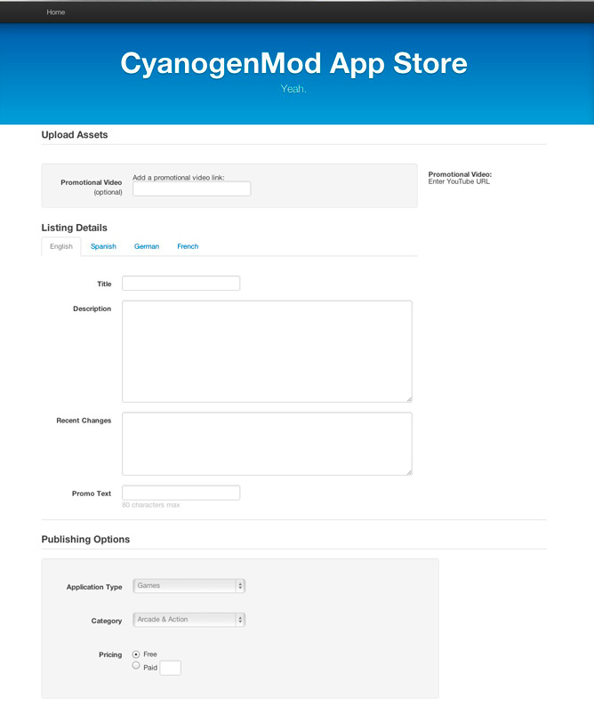 Cyanogen App store