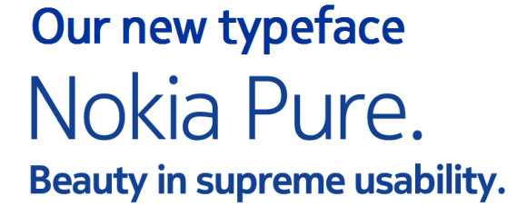 Nokia выпускает новый шрифт Nokia Pure